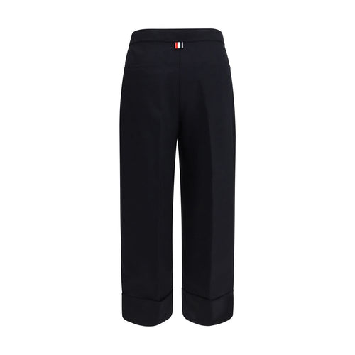 Blue Aries Wool Hopsack Suit Pants