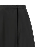 Padded Taffeta Midi Skirt