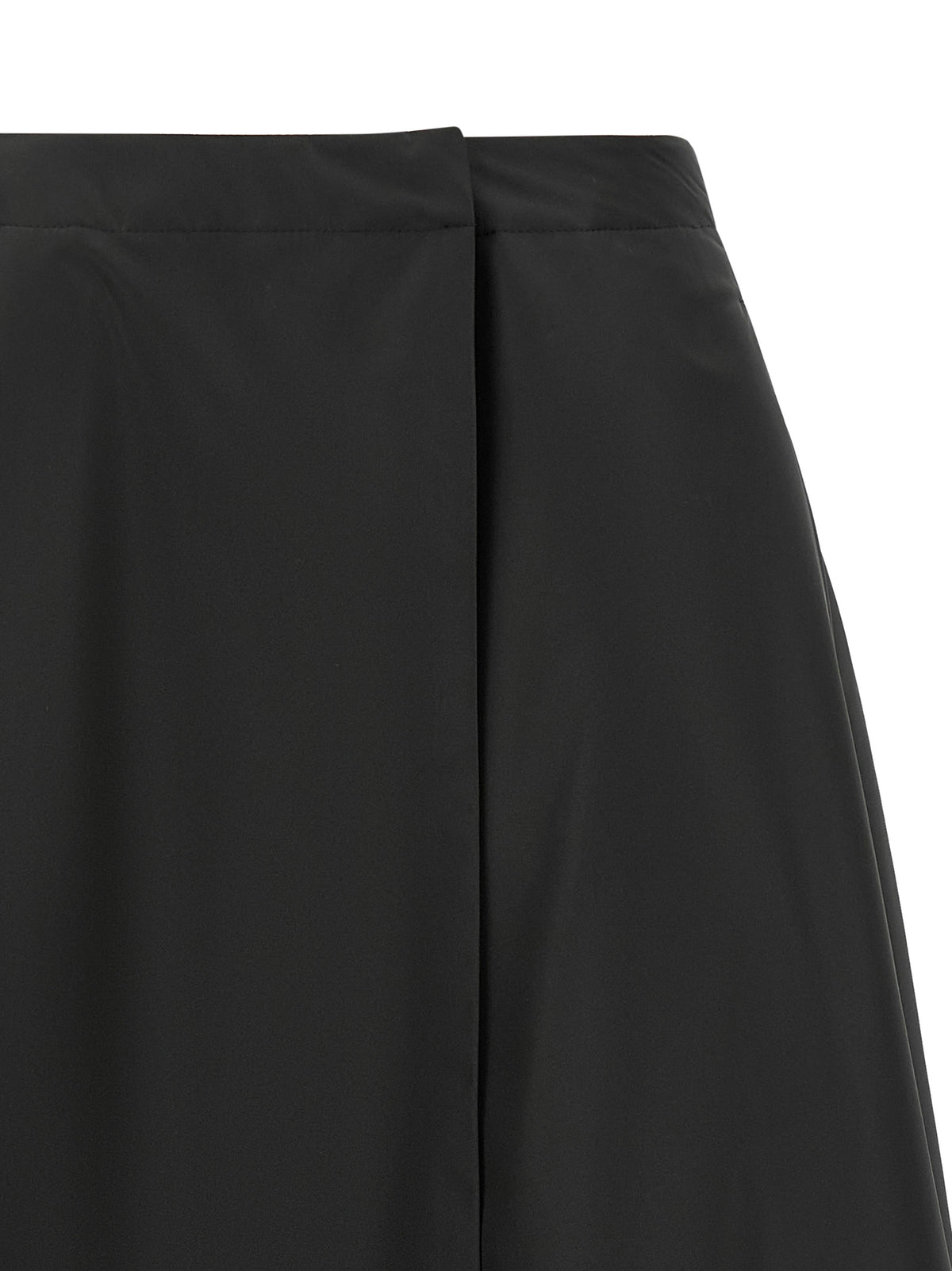 Padded Taffeta Midi Skirt