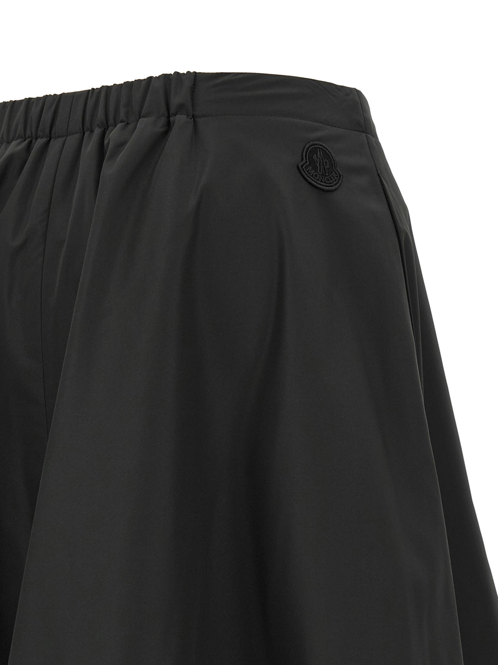 Padded Taffeta Midi Skirt