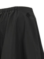 Padded Taffeta Midi Skirt