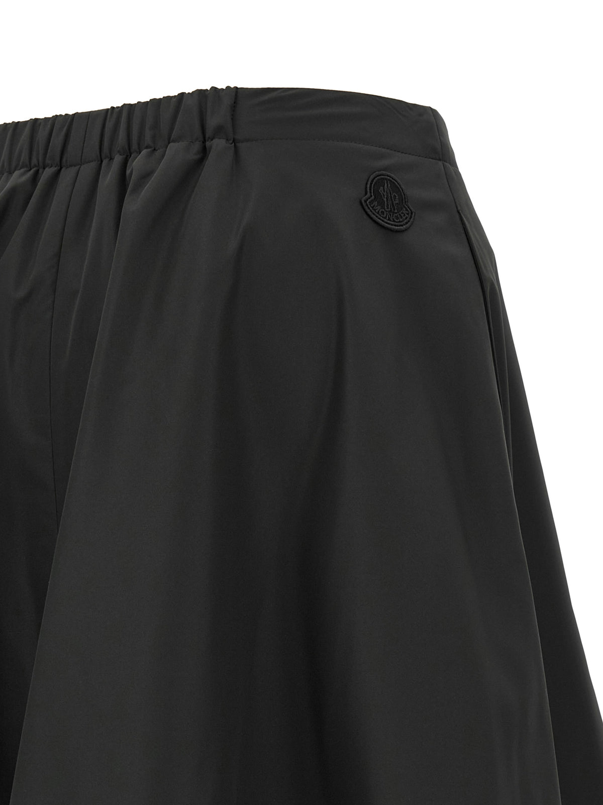 Padded Taffeta Midi Skirt