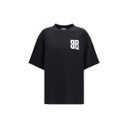 Oversized Black Cotton T-Shirt