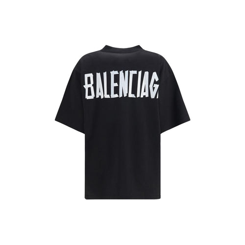 Oversized Black Cotton T-Shirt