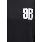 Oversized Black Cotton T-Shirt