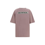 Oversized Multicolor Cotton T-Shirt