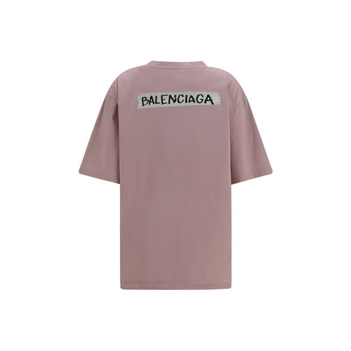 Oversized Multicolor Cotton T-Shirt