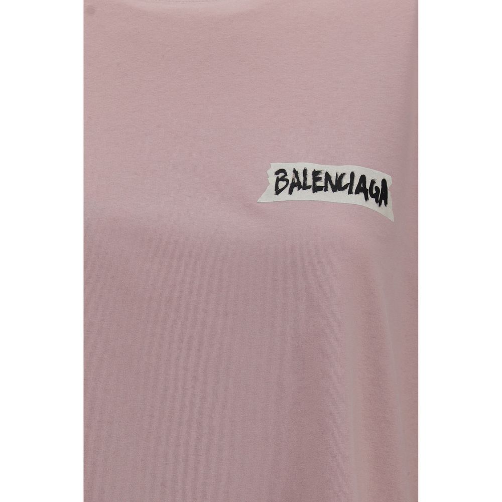 Oversized Multicolor Cotton T-Shirt