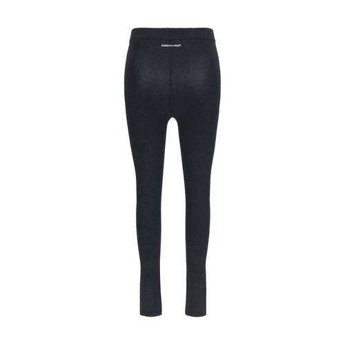 High‑Rise Viscose Slim Leggings