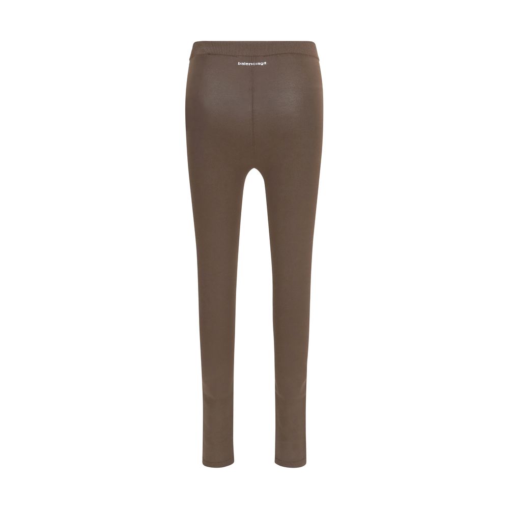 High‑Rise Viscose Slim Leggings