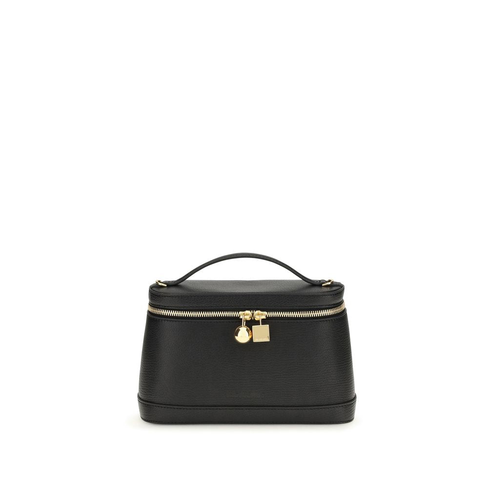 Black Calfskin Le Petit Vanity Handbag