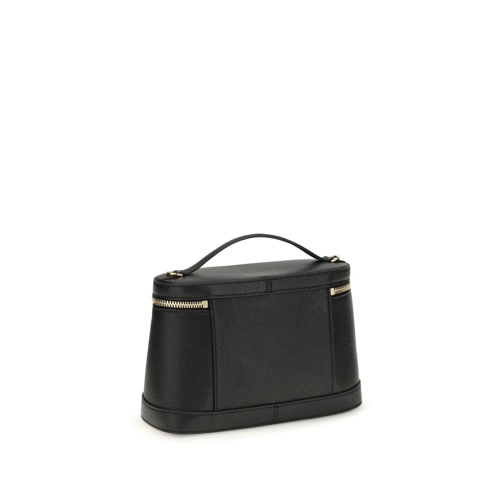 Black Calfskin Le Petit Vanity Handbag