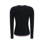 Black Merino Wool Cardigan