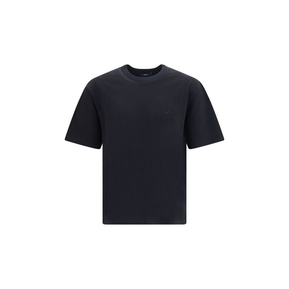Premium Black Cotton Crew Neck T-Shirt