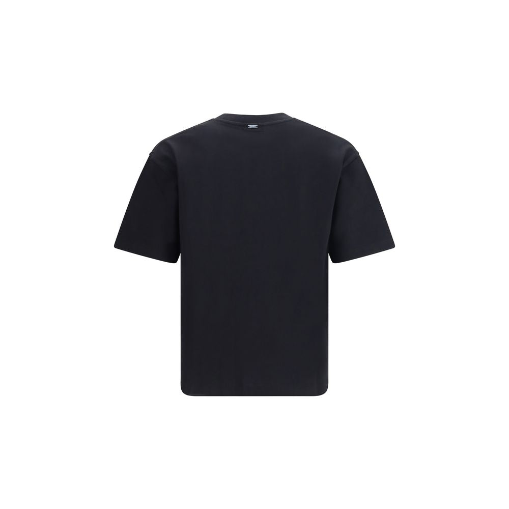 Premium Black Cotton Crew Neck T-Shirt