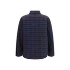 Oversized Padded Cotton Flannel Shirt