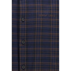 Oversized Padded Cotton Flannel Shirt