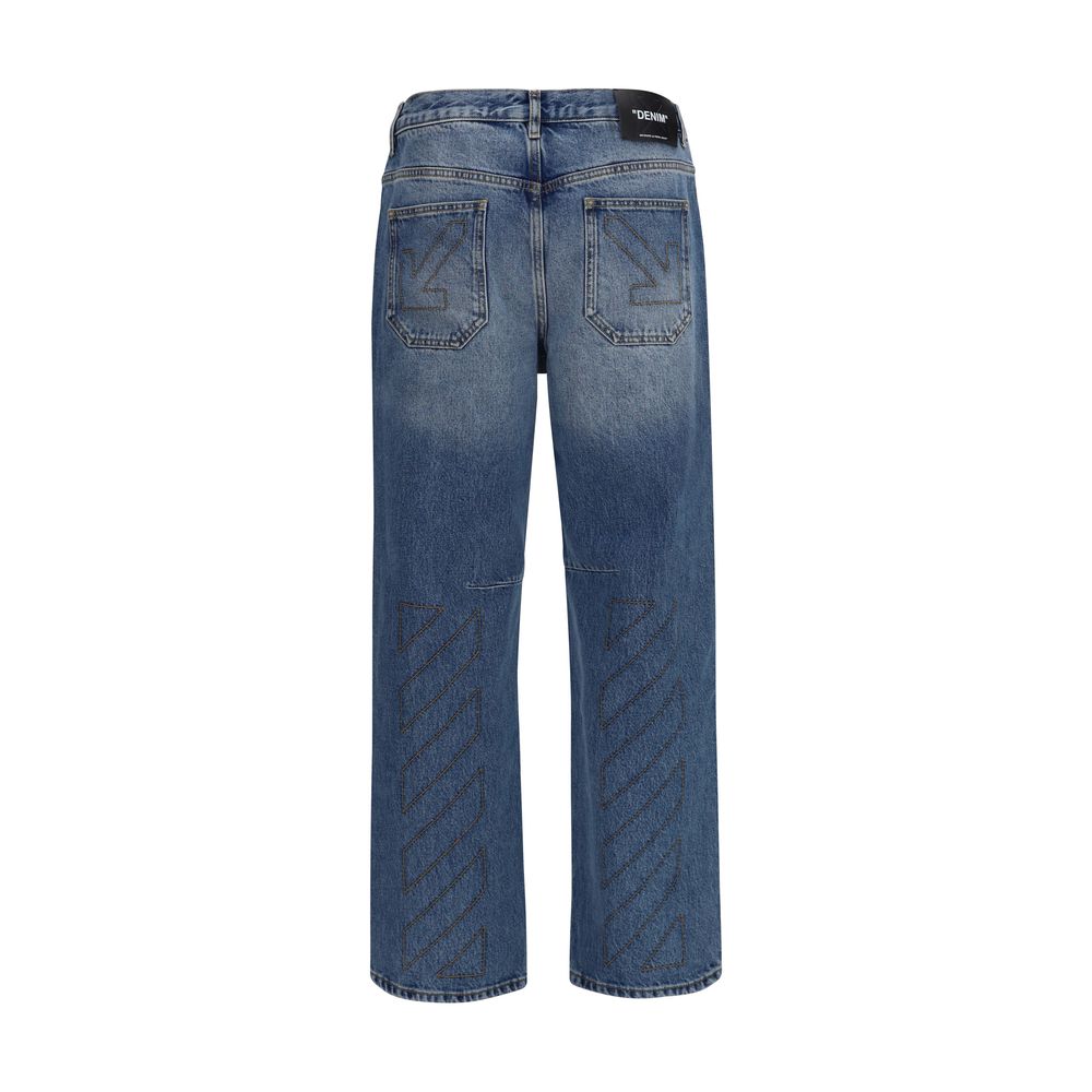 Half Arrow Cotton Jeans