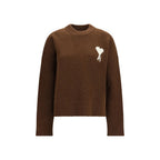 Brown Alpaca Vicugna Pacos Ami De Coeur Sweater