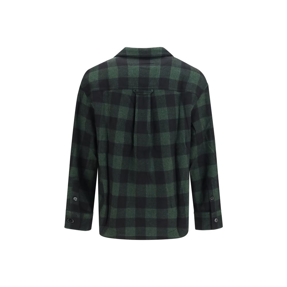 Bicolor Merino Wool Shirt