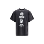 Oversized Gradient-Print Cotton T-Shirt