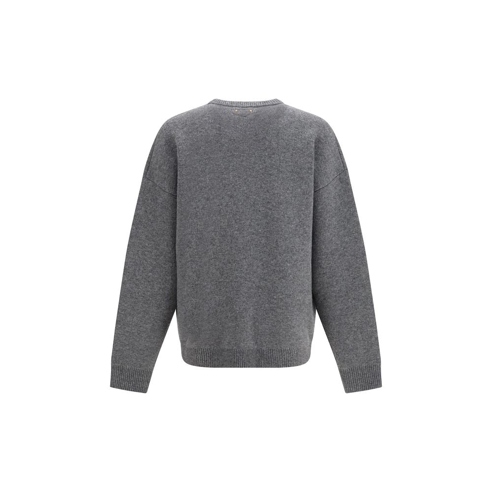 Oversized Merino Wool Crewneck Sweater