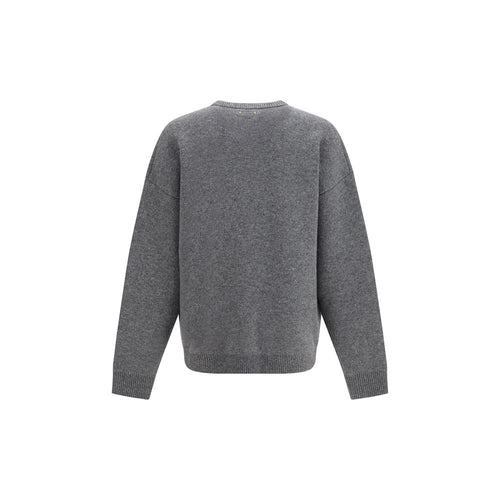 Oversized Merino Wool Crewneck Sweater