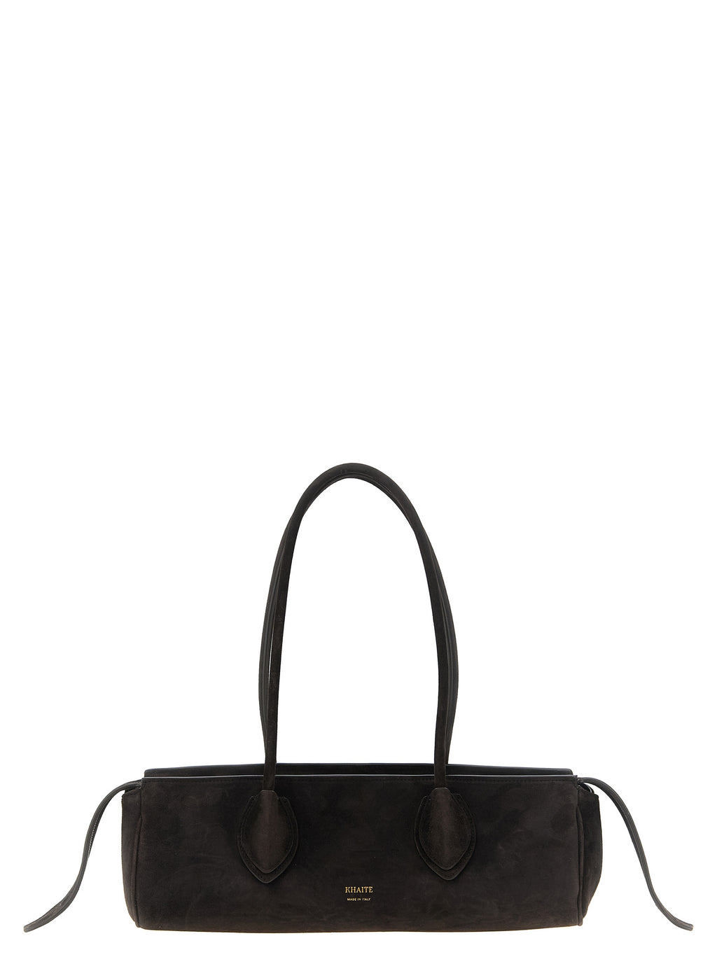 Brown Calfskin Donna Shoulder Bag