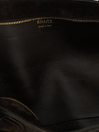Brown Calfskin Donna Shoulder Bag