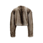 Brown Faux Fur Quantum Jacket