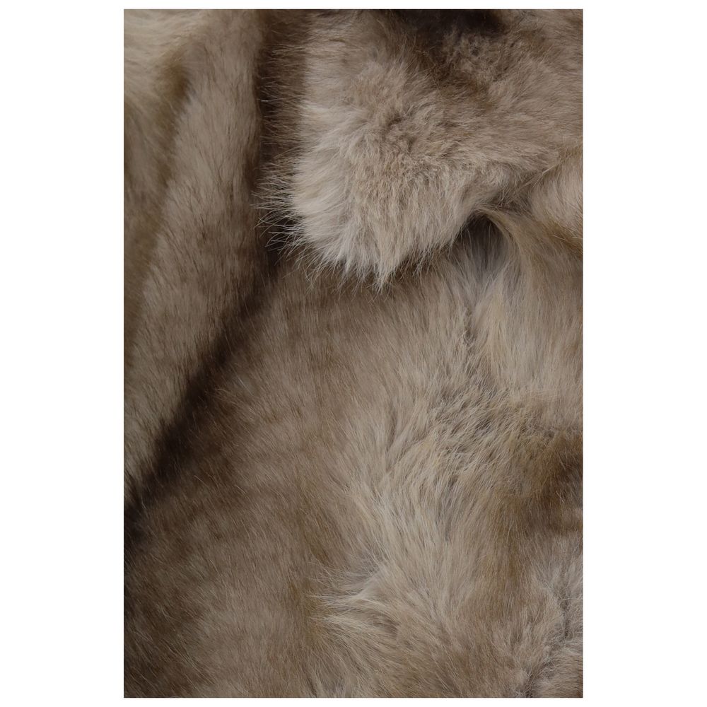 Brown Faux Fur Quantum Jacket