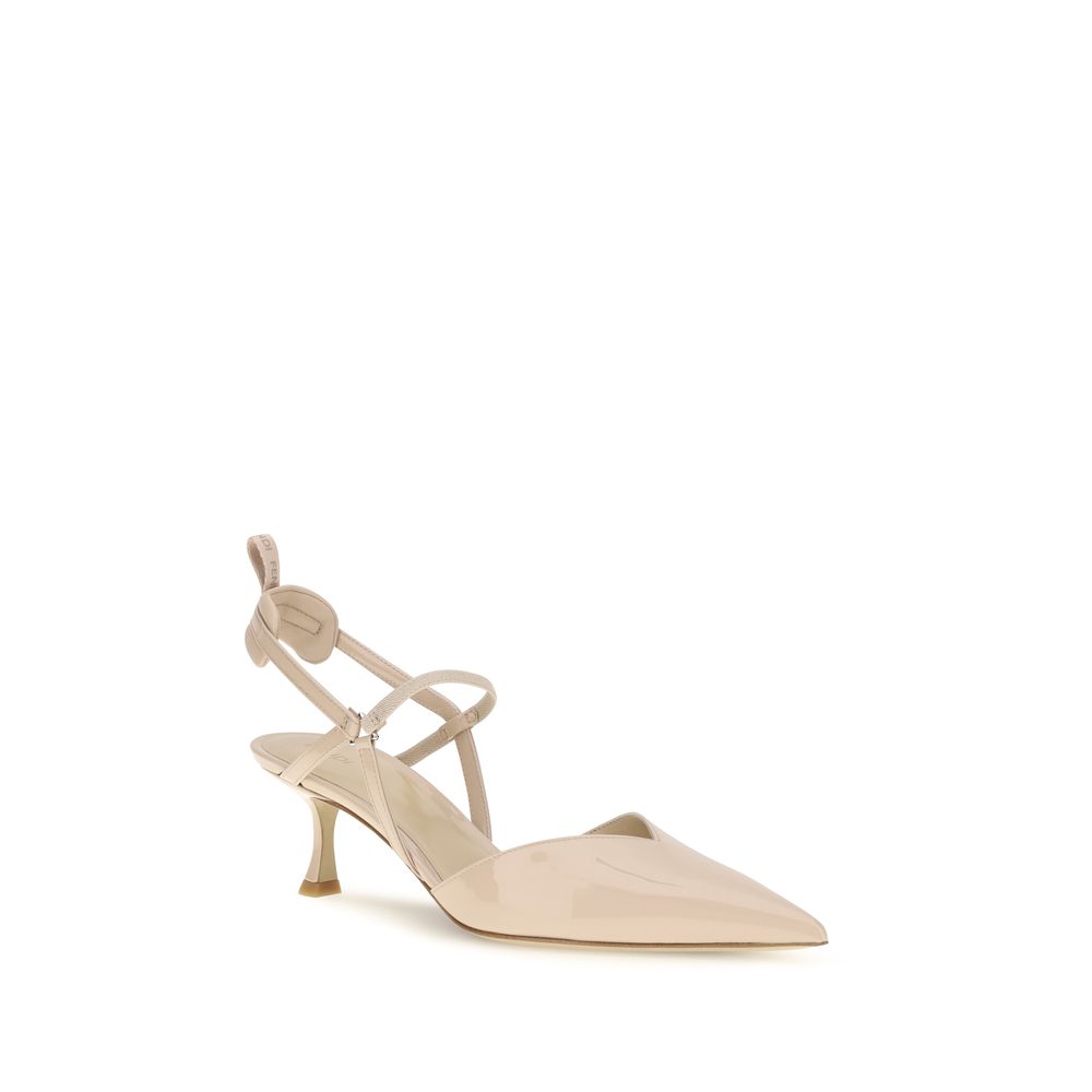 Patent Leather Colibrì Slingback Pumps