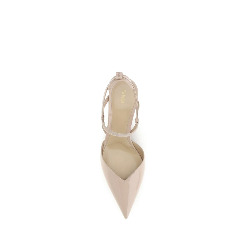 Patent Leather Colibrì Slingback Pumps