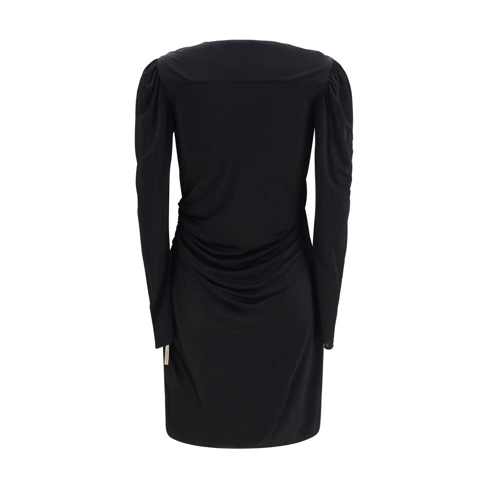 Viscose Draped Jersey Mini Dress