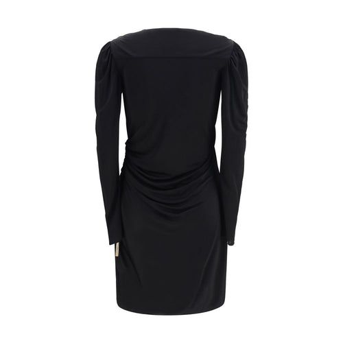 Viscose Draped Jersey Mini Dress