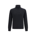 Merino Wool Cashmere High-Neck Sweater