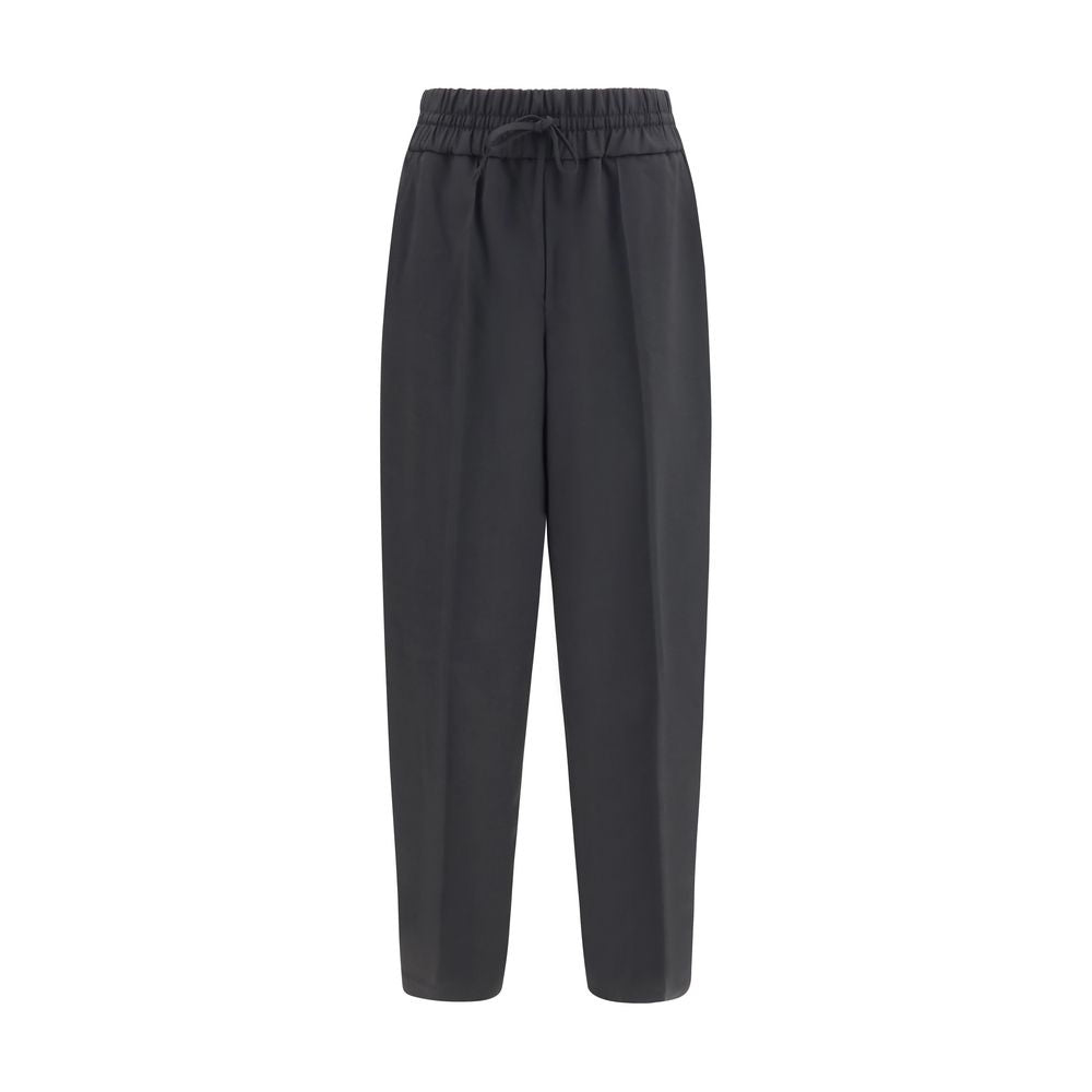 Soft Wool Relaxed Trousers