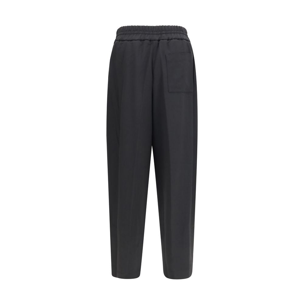 Soft Wool Relaxed Trousers
