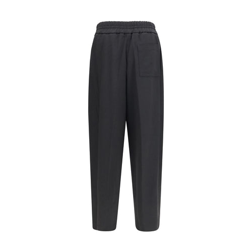 Soft Wool Relaxed Trousers