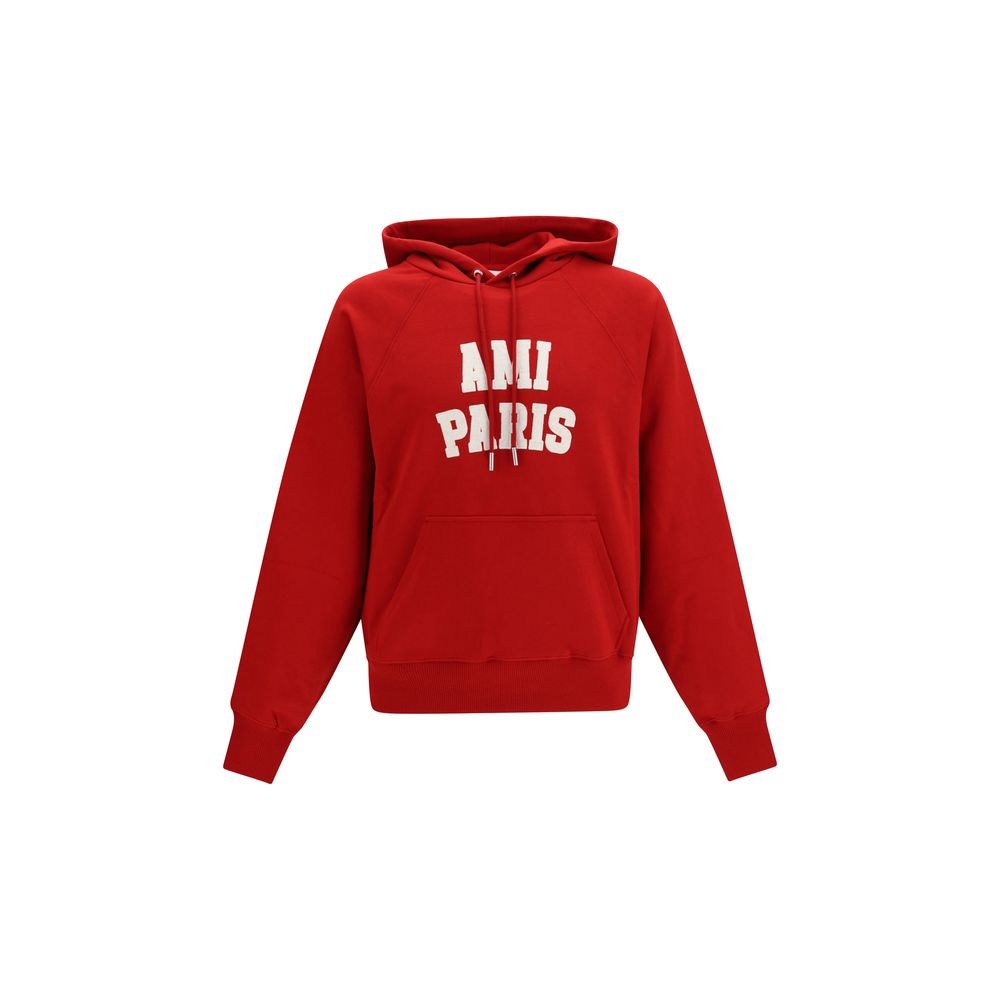 Boxy Organic Cotton Embroidered Hoodie