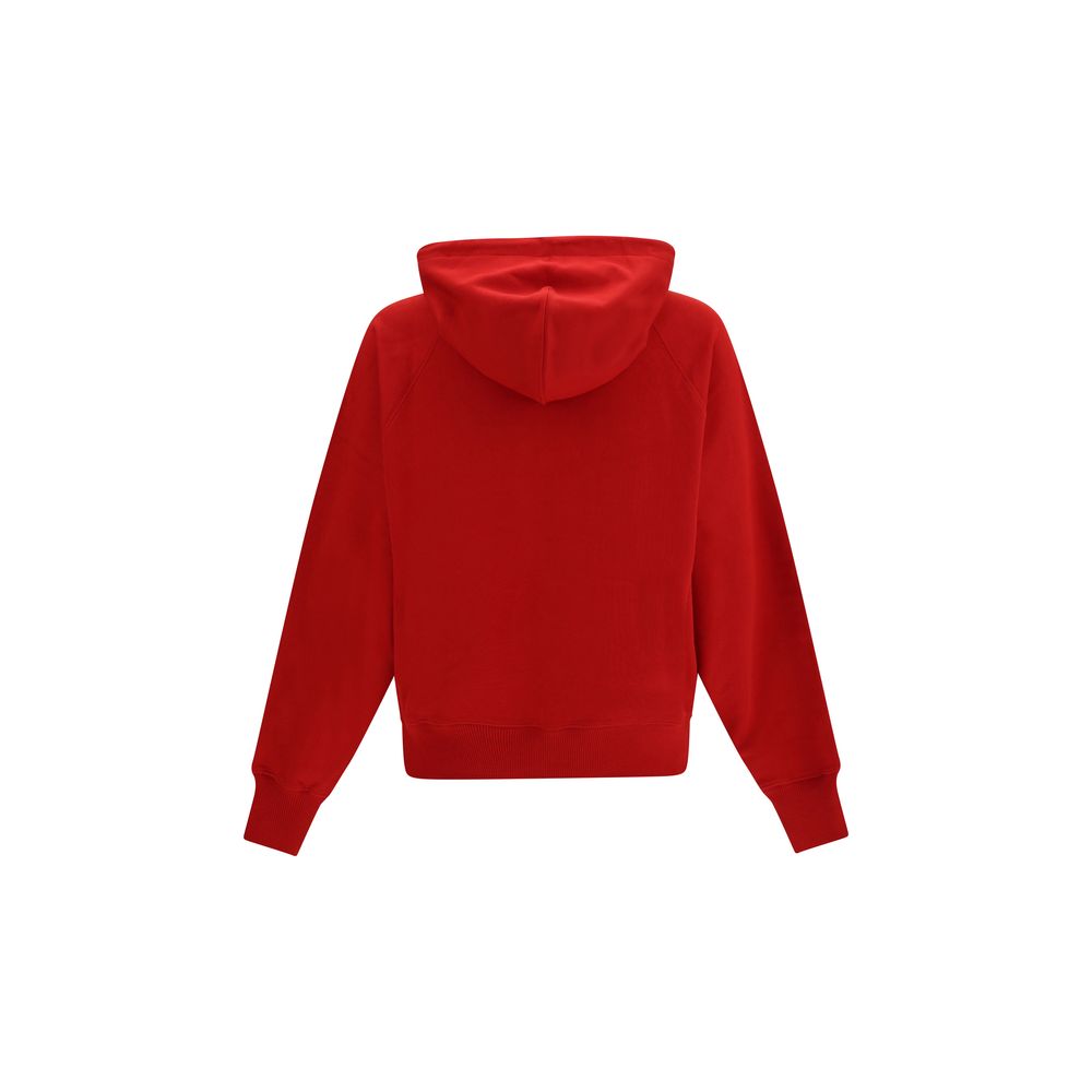 Boxy Organic Cotton Embroidered Hoodie