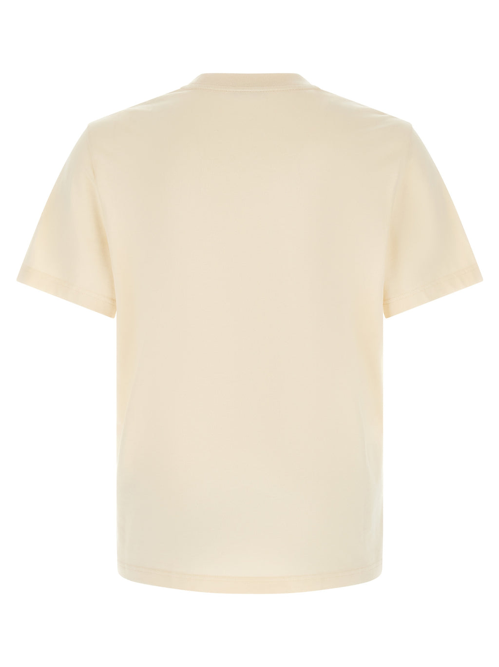Ivory Cotton Jersey Crewneck T-Shirt