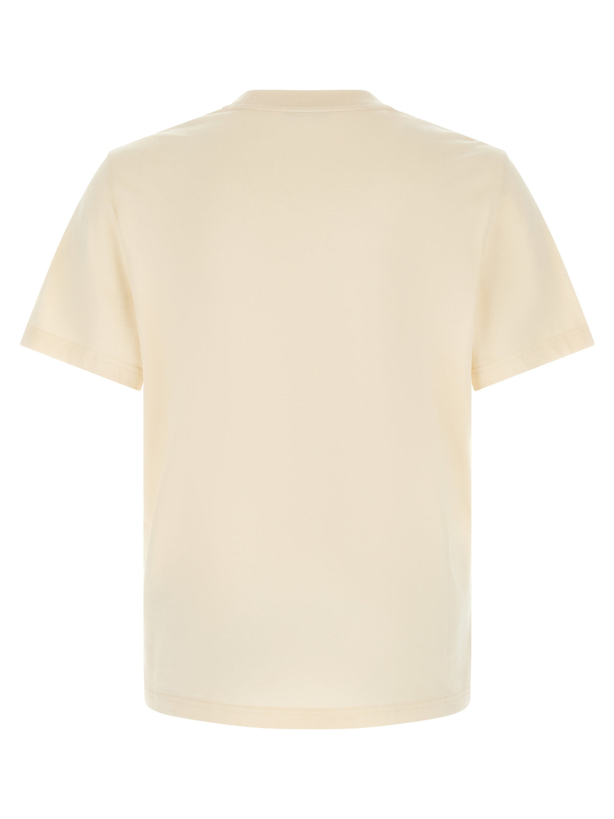Ivory Cotton Jersey Crewneck T-Shirt