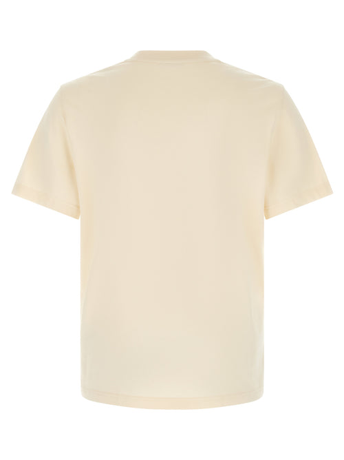 Ivory Cotton Jersey Crewneck T-Shirt