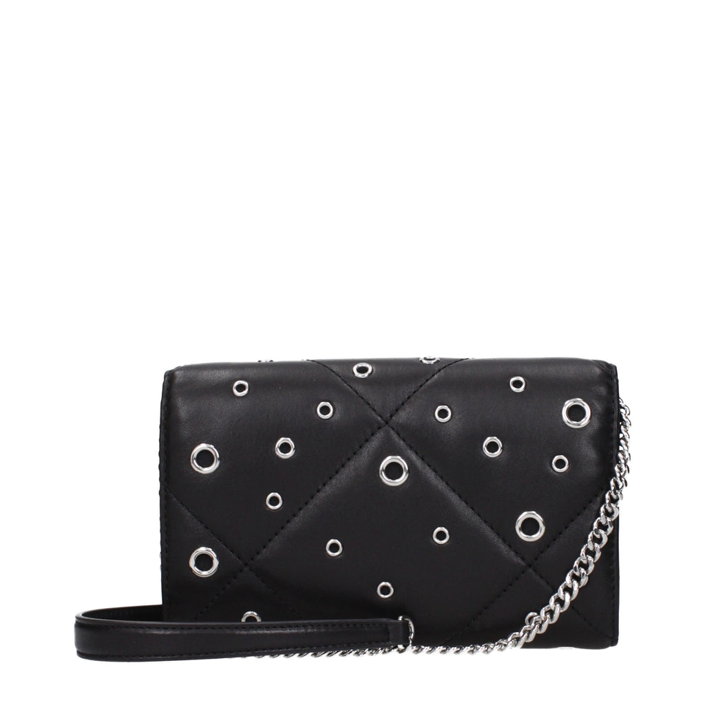 Black Leather Clutch