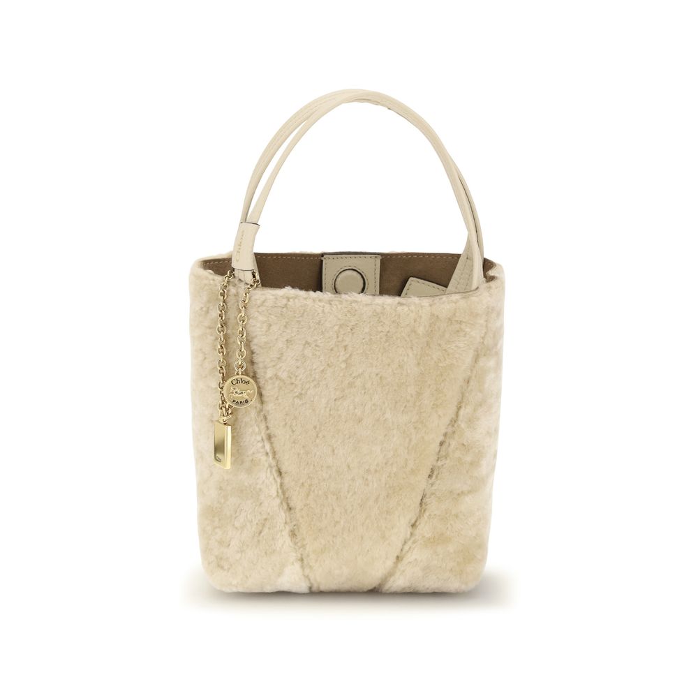 Calfskin Bouclé Bucket Bag