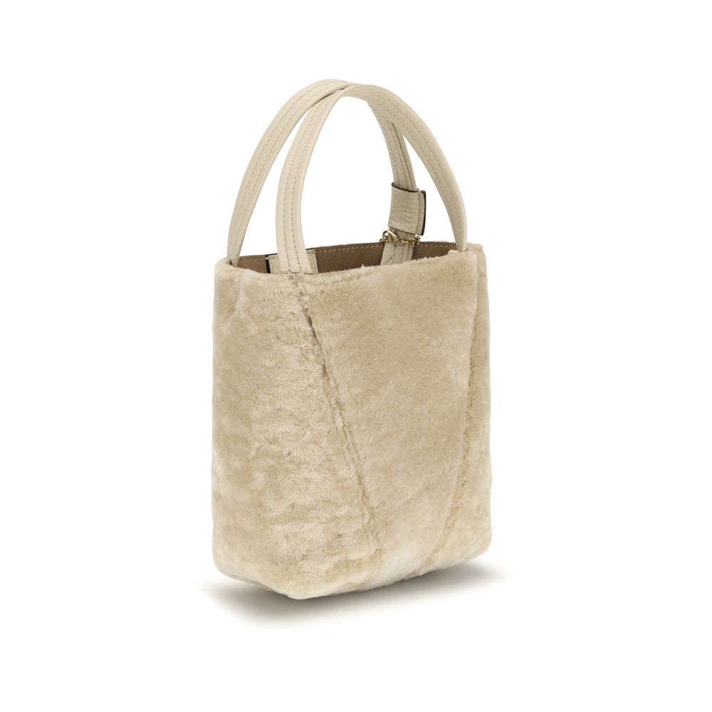 Calfskin Bouclé Bucket Bag