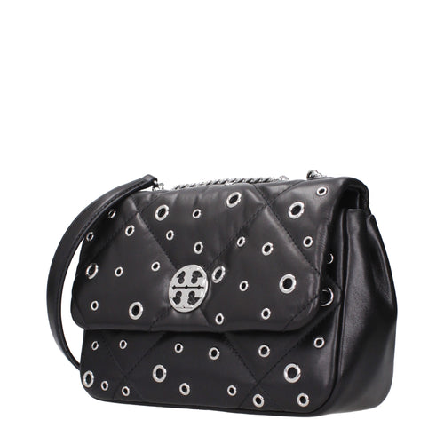 Black Leather Crossbody Bag