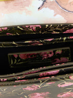 Structured Floral Print Shoulder Bag