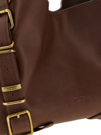 D-One Medium Chestnut Cowhide Hobo Handbag